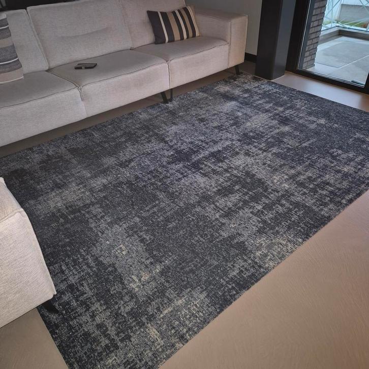 Blauw Gevlekt Vloerkleed - 3x2 meter, Huis en Inrichting, Stoffering | Tapijten en Kleden, Gebruikt, 200 cm of meer, 200 cm of meer