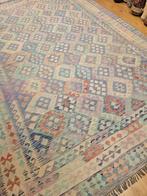 Handgeweven oosterse wollen kelim 353x245, Info@SlatsAntiek.nl, Crème, Vof Slats Antiek, Ophalen of Verzenden