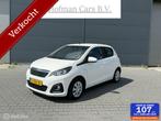 Peugeot 108 1.0i 2020 e-VTi Active Wit 5-deurs INCL BTW, Voorwielaandrijving, Stof, Gebruikt, 4 stoelen