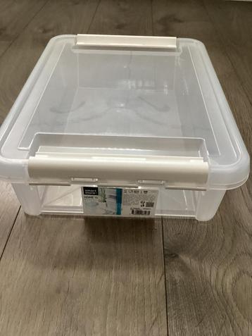 Home Opbergbox 8 L Met Deksel Transparant 30x40x11cm 5 stuks beschikbaar voor biedingen