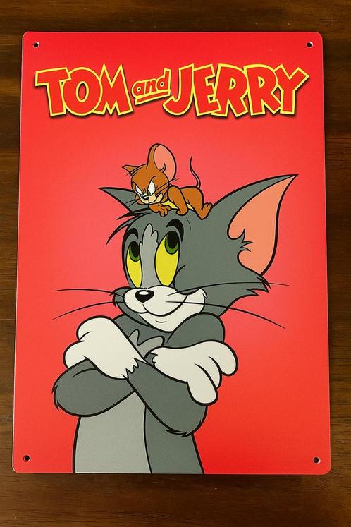 Wandbord Tom and Jerry, Huis en Inrichting, Woonaccessoires | Wanddecoraties, Nieuw, Ophalen of Verzenden