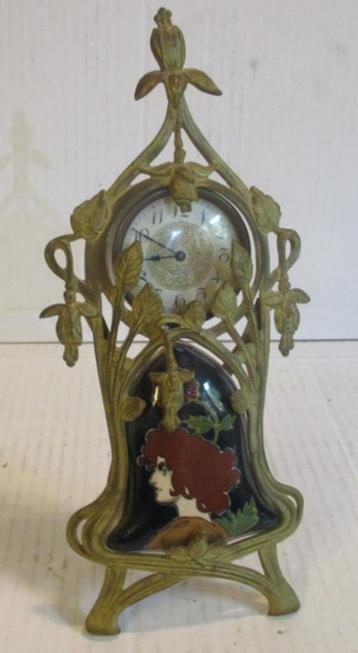 art nouveau klokje Carl Luber vr Johann von Schwarz beschikbaar voor biedingen