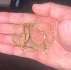 Gouden koningsketting 14karaat. (Nieuw), Ophalen of Verzenden, Zo goed als nieuw