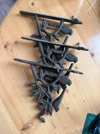 Vintage Gietijzeren Plantenhangers, Ophalen, Gebruikt