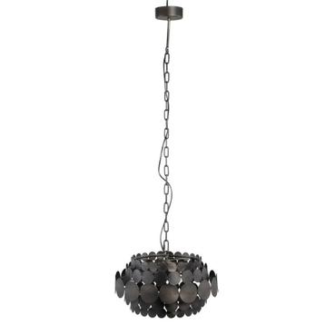 PTMD ronde hanglamp - plafondlamp metaal zwart nieuw in doos beschikbaar voor biedingen