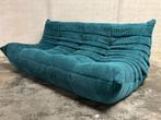 Togo 3zit en ottoman Teal ribfluweel, Ophalen of Verzenden, Togo ligne roset