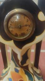 Antiek Art Nouveau Klokstel met Vazen, Antiek en Kunst, Ophalen