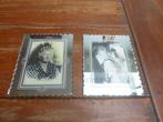 2 art deco fotolijsten spiegelglas, Antiek en Kunst, Antiek | Woonaccessoires, Ophalen of Verzenden