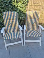 Hartman Ambassador Club Tuinstoelen - 2 stuks, Tuin en Terras, Ophalen, Gebruikt, Kunststof, Verstelbaar