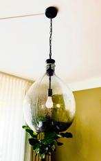 Prachtige glazen hanglamp, Huis en Inrichting, Lampen | Hanglampen, Ophalen, Zo goed als nieuw, Glas, 50 tot 75 cm