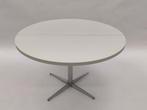 Vintage Pastoe eettafel wit tafel hout rond verlengbaar, Ophalen, Gebruikt, ., Rond