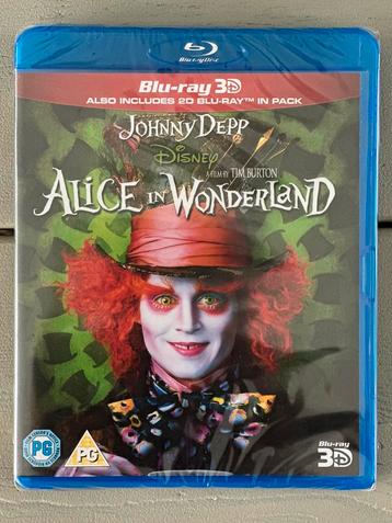 Alice in Wonderland - Blu-ray 3D & 2D - Sealed beschikbaar voor biedingen
