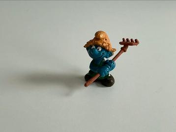 Boer smurf hark rieten hoed Schleich Peyo 1982 beschikbaar voor biedingen