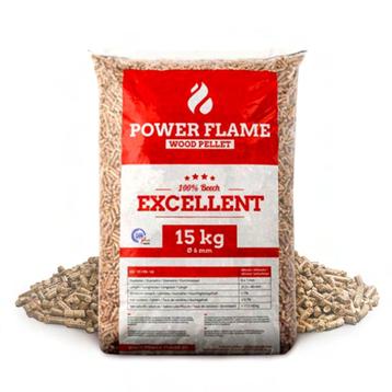Houtpellets Power Flame Excellent 100% Beuk beschikbaar voor biedingen