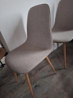 4 Eethoekstoelen - Z.G.A.N, Huis en Inrichting, Stoelen, Ophalen, Zo goed als nieuw, Vier, Grijs