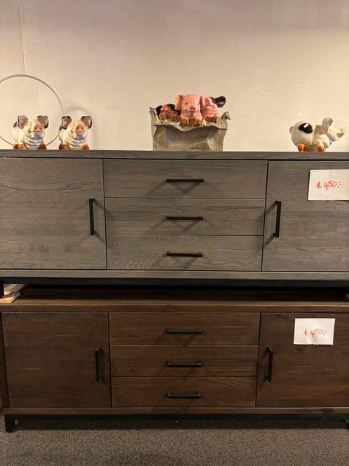 Dressoir massief eikenhout uitverkoop, Huis en Inrichting, Kasten | Dressoirs, Nieuw, 25 tot 50 cm, Eikenhout, Ophalen