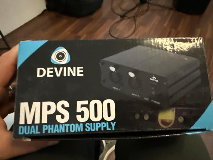 Devine MPS 500 Dual Phantom Voeding, Muziek en Instrumenten, Versterkers | Keyboard, Monitor en PA, Zo goed als nieuw, Overige typen