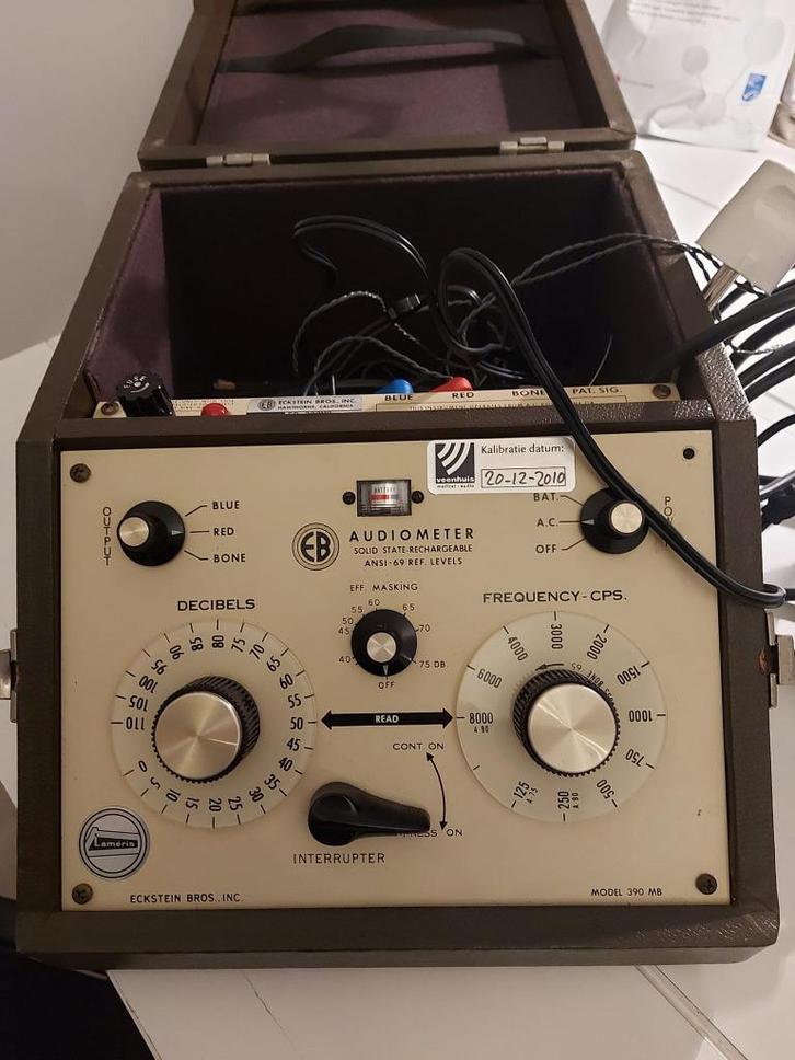Eckstein Brothers 390MB Audiometer, Verzamelen, Elektronische Apparatuur, Ophalen