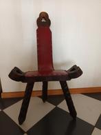 Spaanse 3 poot geboortestoel, Ophalen