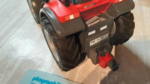 70131 Farm zeer grote traktor met grote aanhanger, Kinderen en Baby's, Speelgoed | Playmobil, Zo goed als nieuw, Complete set