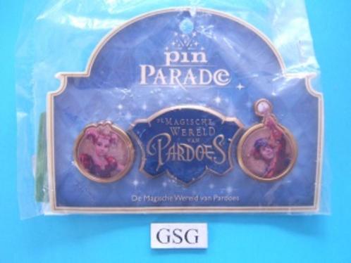 De magische wereld van Pardoes nr. EPP205-01 t/m EPP207-01, Verzamelen, Efteling, Nieuw, Button of Speldje, Ophalen