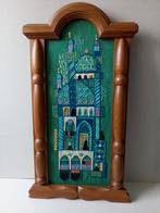 Vintage Noors/Scandinavisch borduurwerk/wanddecoratie., Ophalen of Verzenden