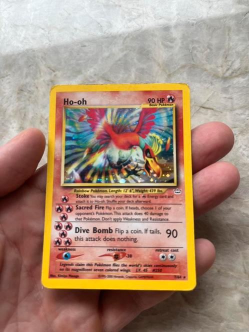 Ho-oh neo revelation, Hobby en Vrije tijd, Verzamelkaartspellen | Pokémon, Zo goed als nieuw, Ophalen