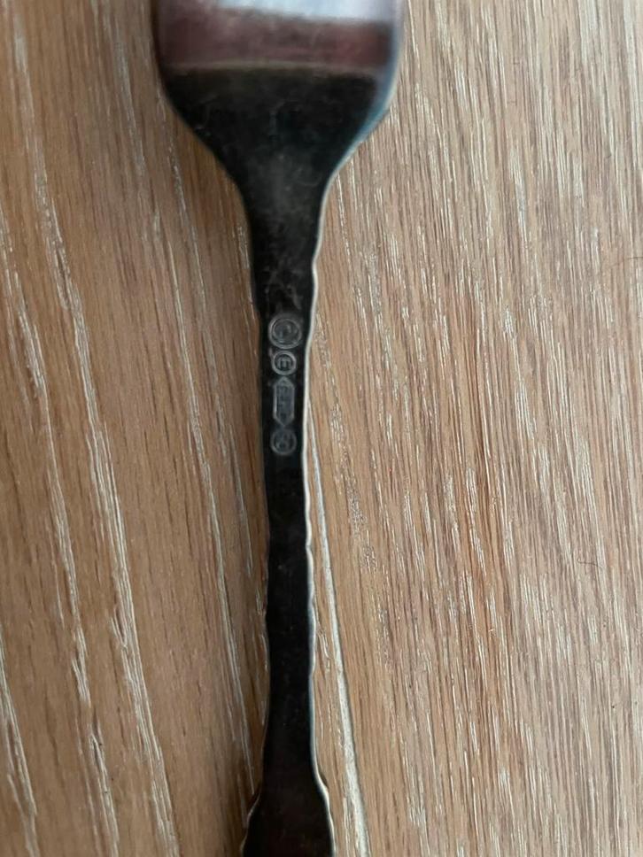 Zilveren Lepel en Vork Set, Antiek en Kunst, Antiek | Goud en Zilver, Ophalen