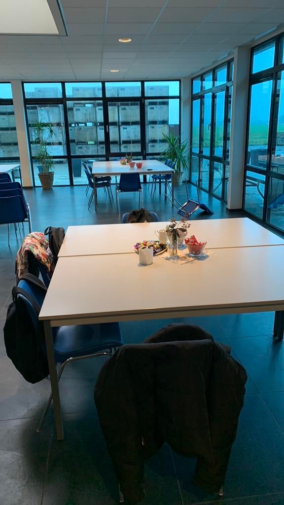 Tafels voor kantine- werkplek- huiskamer, Huis en Inrichting, Tafels | Eettafels, Ophalen of Verzenden, Rechthoekig, 50 tot 100 cm