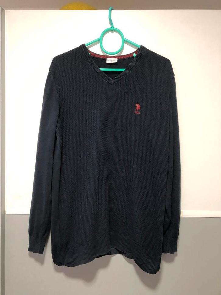 U.S. Polo Assn mooe trui, Kleding | Heren, Truien en Vesten, Zo goed als nieuw, Maat 52/54 (L), Blauw, Ophalen of Verzenden