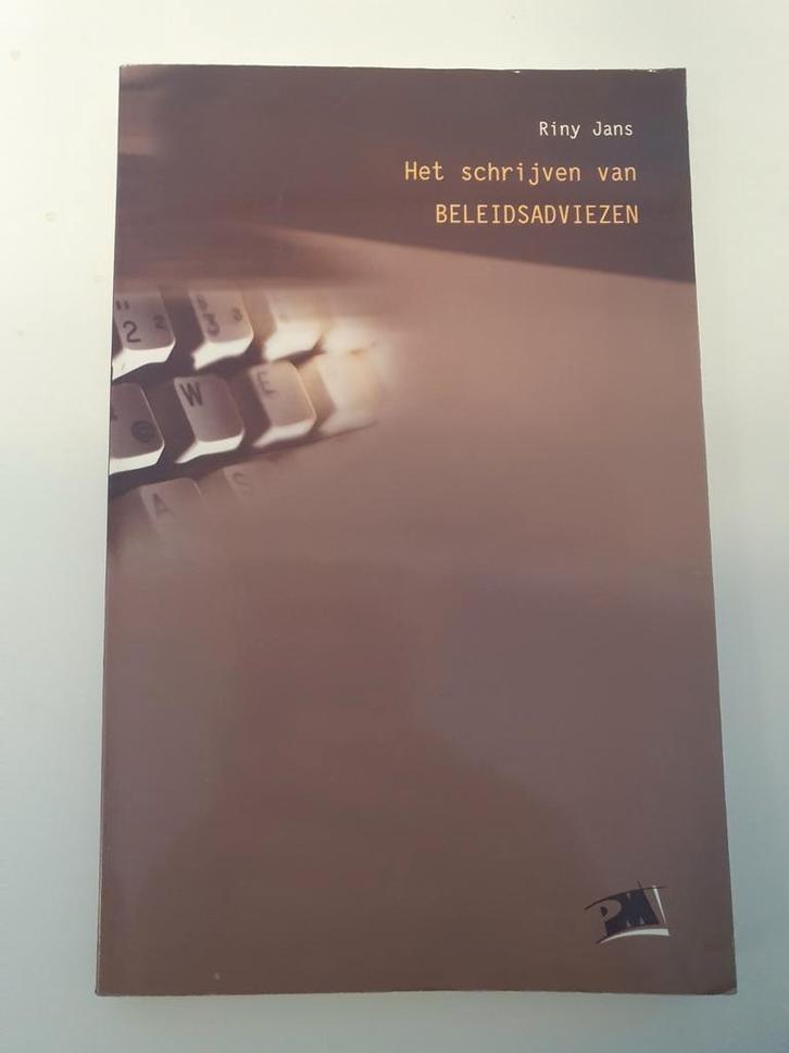 Het schrijven van beleidsadviezen - Riny Jans, Boeken, Advies, Hulp en Training, Gelezen, Ophalen of Verzenden
