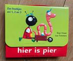 Hier is Pier | een koffertje vol leesplezier | Leo Timmers, 5 of 6 jaar, Fictie algemeen, Jongen of Meisje, Ophalen of Verzenden