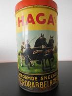 Oude Haga blikken bus, beroemde Sneeker Boterdrabbelkoeken., Verzamelen, Blikken, Ophalen of Verzenden, Gebruikt, Overige