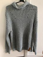 Moscow blauwe grofgebreide alpaca trui met colkraag maat S, Kleding | Dames, Truien en Vesten, Maat 38/40 (M), Blauw, Nieuw, Ophalen of Verzenden