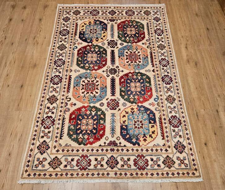 Handgeknoopt oosters tapijt kazak 182x126, Huis en Inrichting, Stoffering | Tapijten en Kleden, Nieuw, 100 tot 150 cm, 150 tot 200 cm