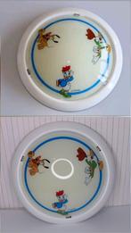 2 Plafondlampen Disney vintage Donald Katrien Pluto Kerst, Ophalen of Verzenden, Zo goed als nieuw, Lamp