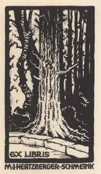 1632 Ex Libris Nederland : Harry Corvers, 1950, Antiek en Kunst, Verzenden