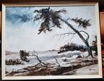 Schilderij vintage, Antiek en Kunst, Ophalen of Verzenden
