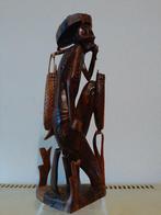 Vintage Balinees Beeld - Gestileerde Visser, Antiek en Kunst, Ophalen