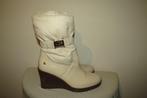 Ugg creme room kleur laarzen lak deel gevoerd deel band 40, UGG, Overige kleuren, Verzenden, Lage of Enkellaarzen