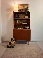 Vintage design wandmeubel boekenkast teak Sonett Tenhu, Scandinavisch, 150 tot 200 cm, 25 tot 50 cm, Overige houtsoorten