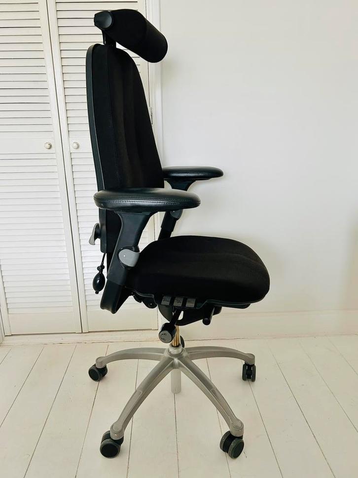 ERGONOMISCHE RH LOGIC 400 BUREAUSTOEL +Lendepomp NIEUWSTAAT!, Huis en Inrichting, Bureaustoelen, Zo goed als nieuw, Bureaustoel