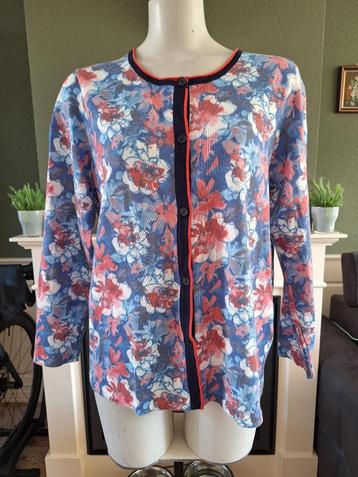 Atelier Goldner cardigan vest bloemen 42 L 21 korte maat beschikbaar voor biedingen