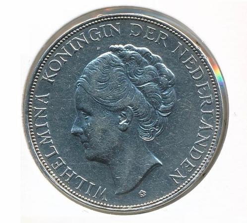 2 1/2 Gulden 1939, Postzegels en Munten, Munten | Nederland, Losse munt, 2½ gulden, Koningin Wilhelmina, Zilver, Ophalen