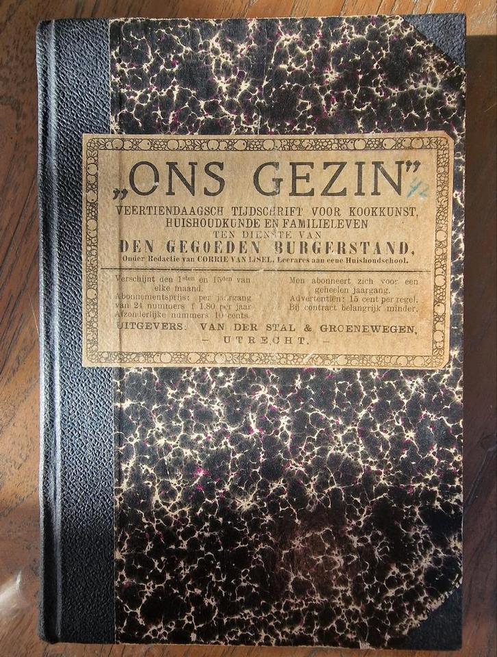 Ons Gezin 1908 - Ingebonden Tijdschrift, Antiek en Kunst, Antiek | Boeken en Bijbels, Ophalen of Verzenden