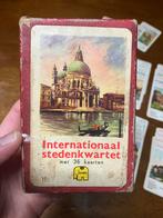 Vintage jumbo kwartet internationaal stedenkwartet compleet, Ophalen of Verzenden, Zo goed als nieuw, Kwartet(ten)