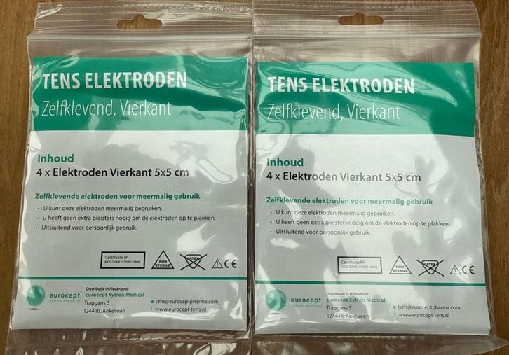 TENS Elektroden - Rechthoek & Vierkant - Nieuw, Sport en Fitness, Fitnessmaterialen, Nieuw, Overige typen, Armen, Ophalen of Verzenden