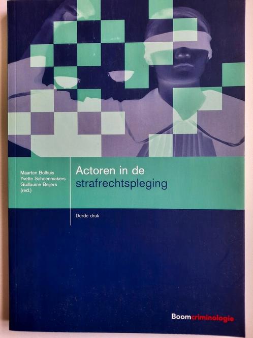 Actoren in de strafrechtspleging, Boeken, Wetenschap, Zo goed als nieuw, Overige wetenschappen, Ophalen of Verzenden