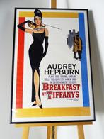 Audrey Hepburn Breakfast At Tiffany's - ingelist Poster, Ophalen of Verzenden, Zo goed als nieuw, Film, Poster
