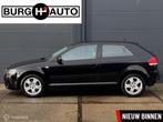 Audi A3 1.6 Attraction 3 deurs - AUTOMAAT - ECC - NAVI - LM, Gebruikt, Zwart, 4 cilinders, Zwart